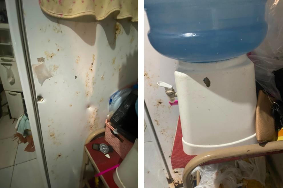 Mulher com criança no colo fica ferida após ataque a tiros na Favela do Brejo, em Fortaleza